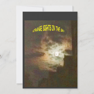 Strange Sights in the Sky Invitation