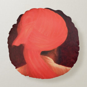 Strange Turban Round Pillow