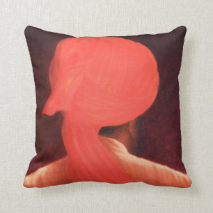Strange Turban Throw Pillow