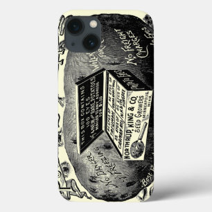 Strange vintage potato advert iPhone 13 case