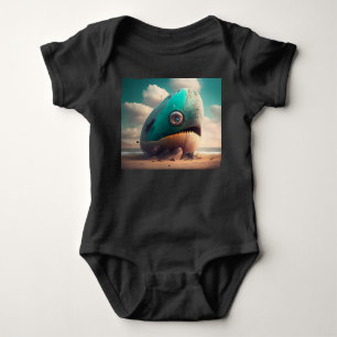 Strange Whale Baby Bodysuit