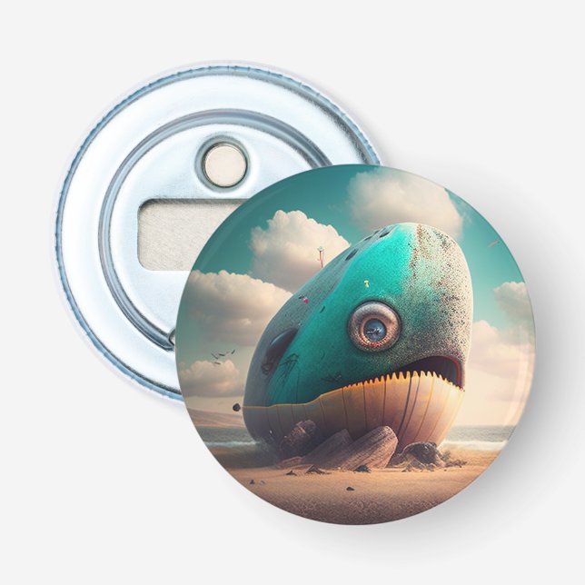 Strange Whale Bottle Opener (Front)