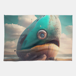 Strange Whale Kitchen Towel