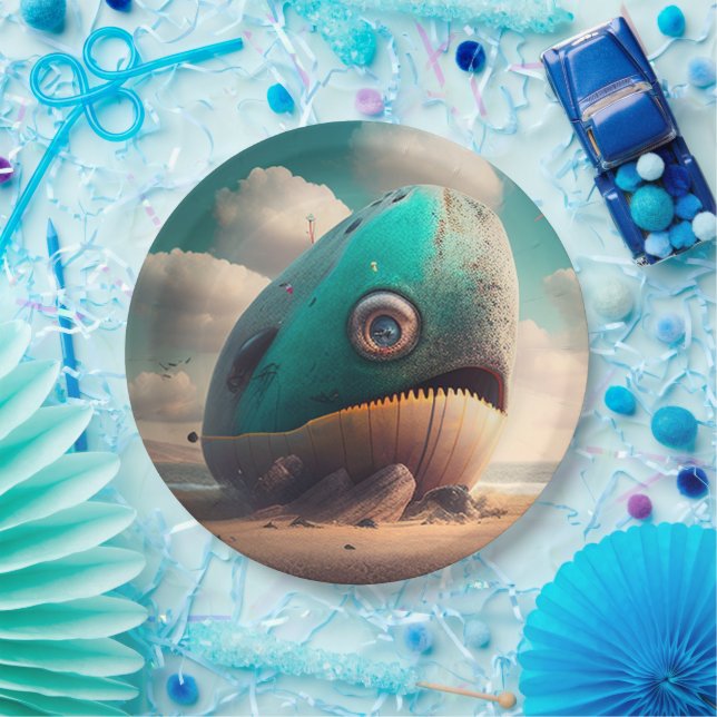 Strange Whale Paper Plate (Party)