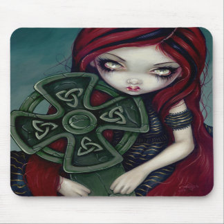 Strangely Lonely gothic fairy celtic Mousepad