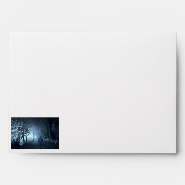 Stranger in the Park in Night Fog Envelope (Front)