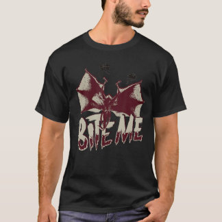 Strangerhings Vecna Bats Bite Me Horror funny T-Shirt