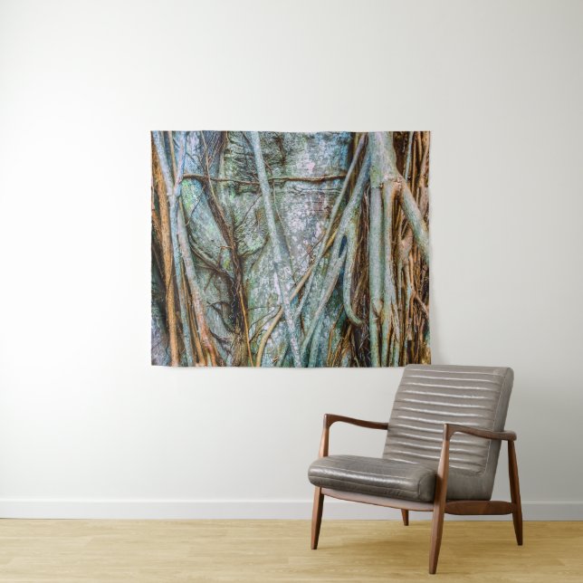 Strangler Fig Abstract Tapestry (In Situ (Horizontal))
