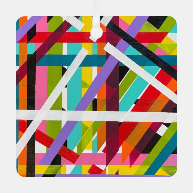 Strapped Metal Ornament (Front)