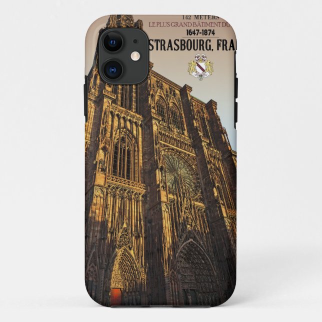Strasbourg - Cathedral Notre Dame Case-Mate iPhone Case (Back)