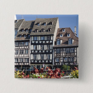 Strasbourg, France 2 Inch Square Button