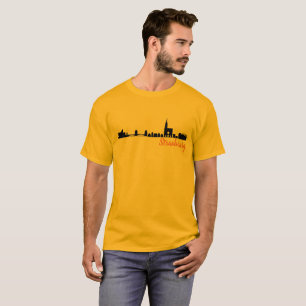 Strasbourg France City Skyline, men's 2 T-Shirt
