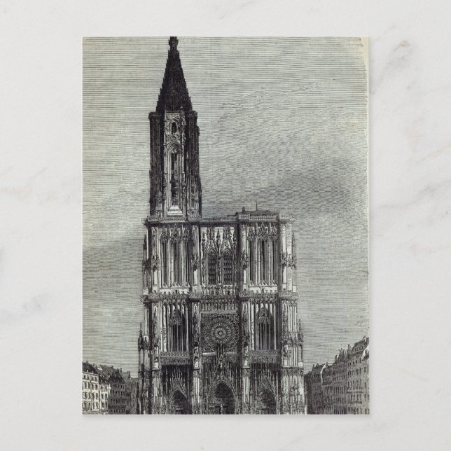 Strasburg Cathedral Postcard (Front)