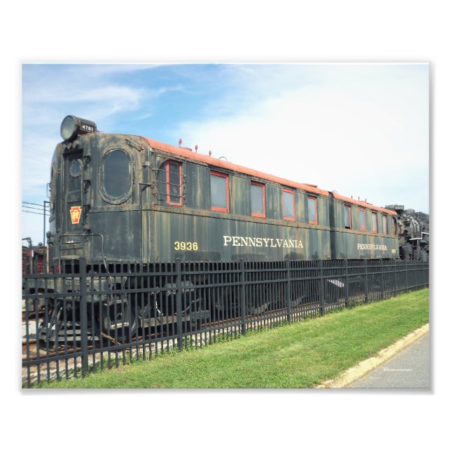 Strasburg Railroad Passenger Car Photo Print (Front)