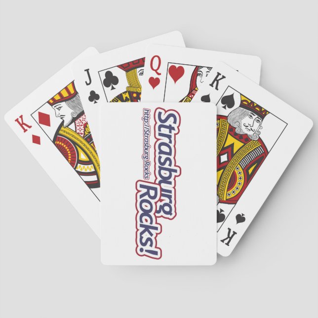 Strasburg Rocks! Playing Cards (Back)