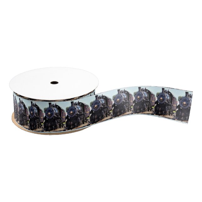 Strasburg Train Photo Ribbon Grosgrain Ribbon (Spool)