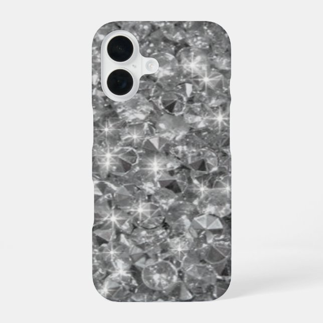 Strass Crystals Diamonds iPhone 16 Case (Back)