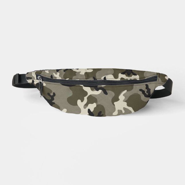 Strategic Military Camouflage Pattern Fanny Pack (Front)