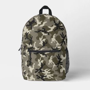 Strategic Military Camouflage Pattern Printed Backpack