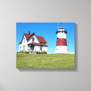 Stratford Point Lighthouse, Connecticut Canvas Print