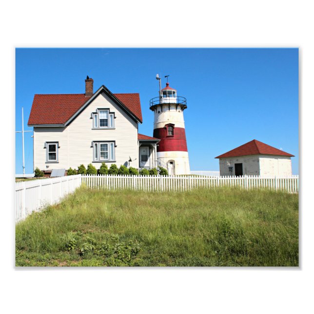 Stratford Point Lighthouse, Connecticut Photo Print (Front)