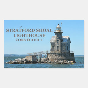 Stratford Shoal Lighthouse, Connecticut Sticker