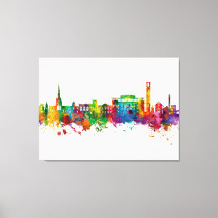 Stratford-upon-Avon England Skyline Canvas Print