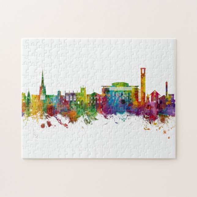 Stratford-upon-Avon England Skyline Jigsaw Puzzle (Horizontal)