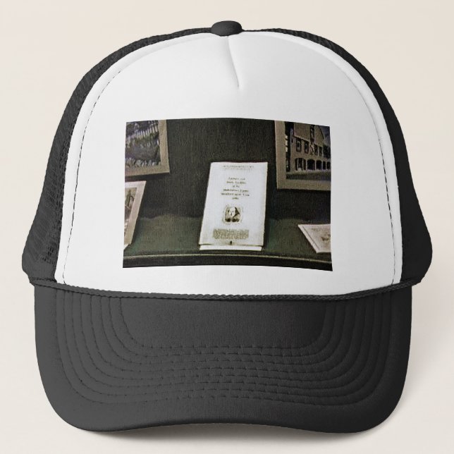 Stratford-upon-Avon Shakespeare's Artifacts2 jGib Trucker Hat (Front)