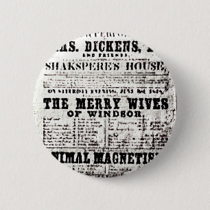 Stratford-upon-Avon Shakespeare's Artifacts3 jGib 2 Inch Round Button