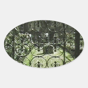 Stratford-upon-Avon Shakespeare's Birthplace jGibn Oval Sticker