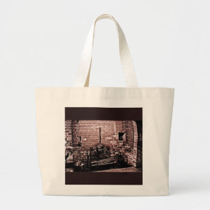 Stratford-upon-Avon Shakespeare's Fireplace jGibne Large Tote Bag
