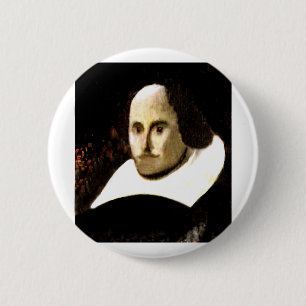 Stratford-upon-Avon Shakespeare's Portrait jGibne 2 Inch Round Button