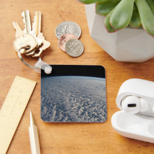 Stratocumulus Clouds Above The Pacific Ocean. Keychain