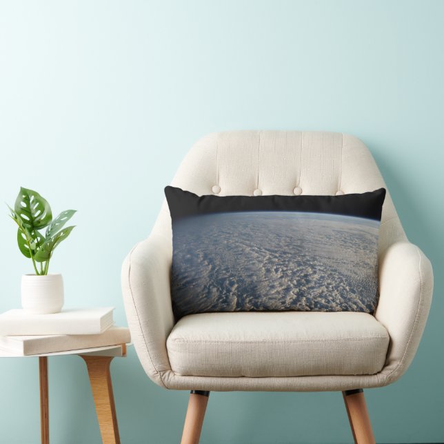 Stratocumulus Clouds Above The Pacific Ocean. Lumbar Pillow (Chair)