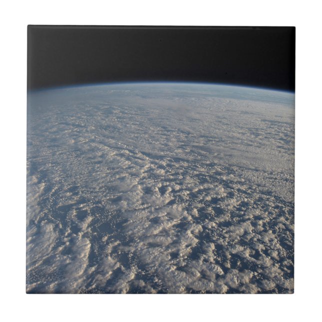 Stratocumulus Clouds Above The Pacific Ocean. Tile (Front)