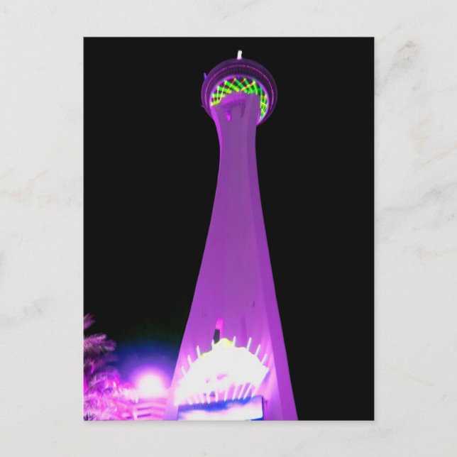 Stratosphere in Purple Postcard (Front)