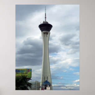 Stratosphere Las Vegas Closeup Poster