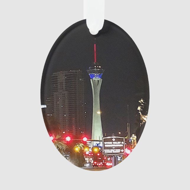 Stratosphere Tower Las Vegas #3 Ornament (Front)