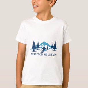 Stratton Mountain Vermont Ski Resort Skiing Skier T-Shirt