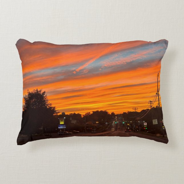 Stratus Sunset Accent Pillow (Front)
