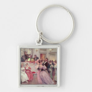 Strauss and Lanner - The Ball, 1906 Keychain
