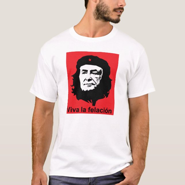 strauss kahn "viva la felacion" T-Shirt (Front)