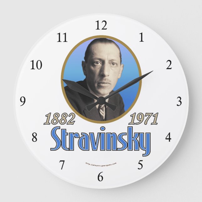 Stravinsky Large Clock (Front)
