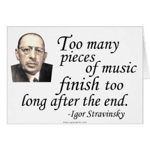 Stravinsky sur des fins