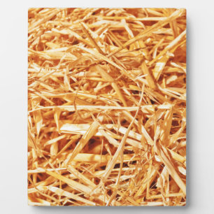 Straw, Abstract Design Plaque