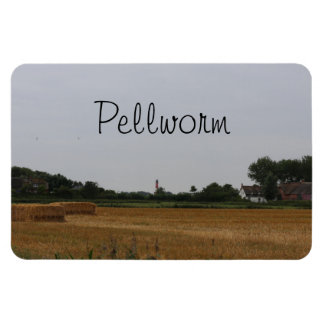Straw bale harvest time on pellworm magnet