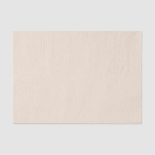 Straw Beige Solid Colour Tissue Paper (Front)