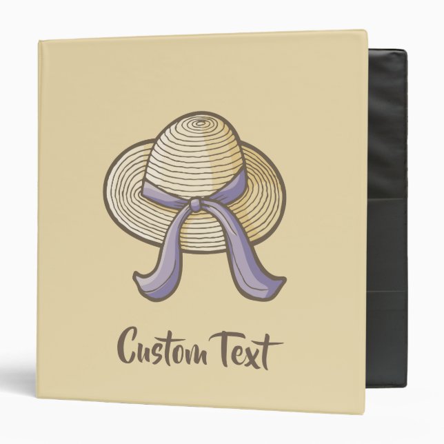 Straw Hat Beige Binder (Front/Inside)