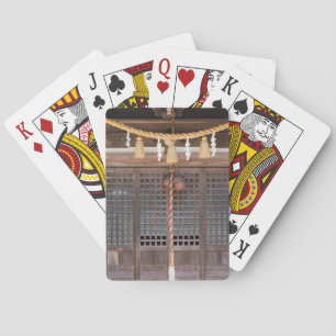 Straw Rope Decoration in a Temple Playing Cards